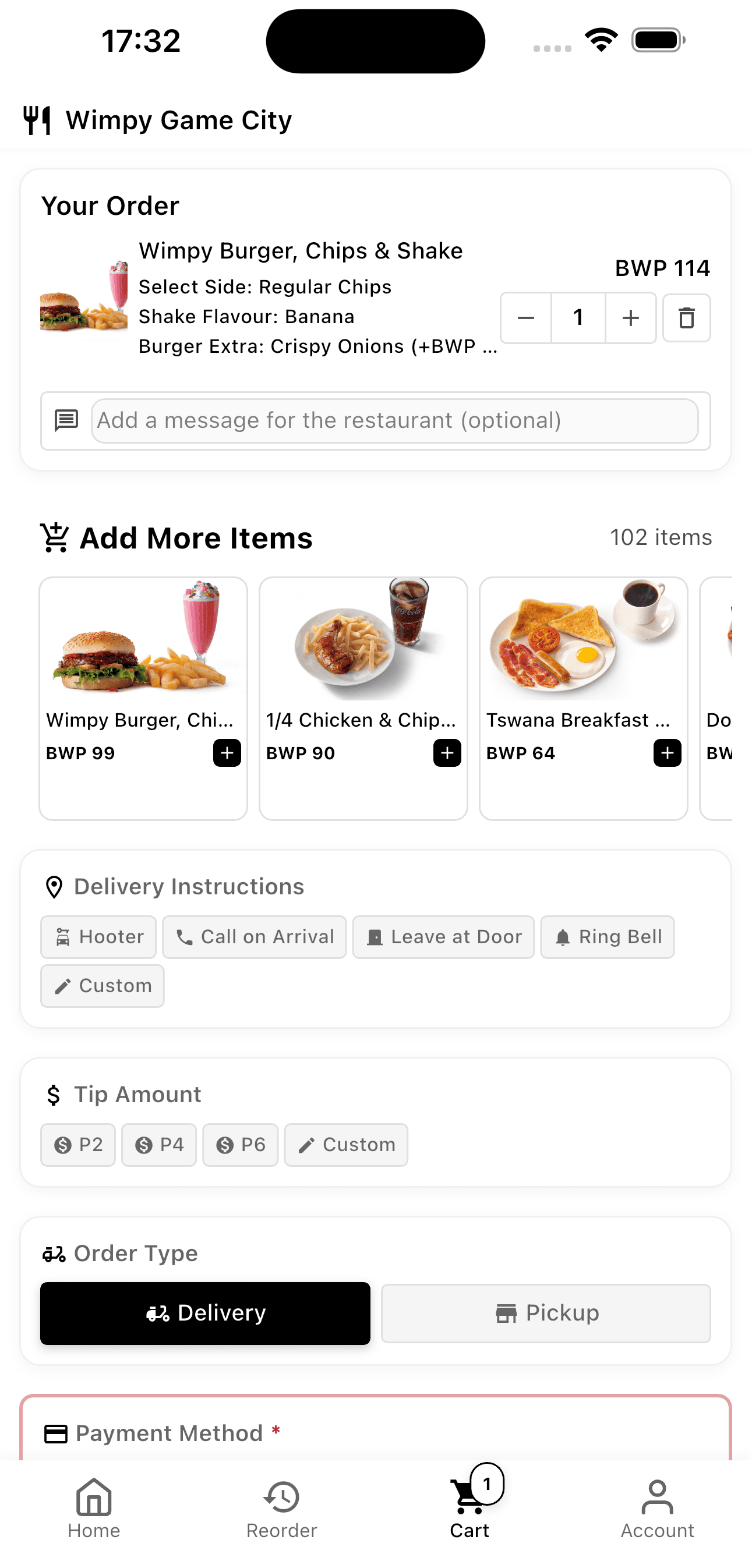 Gabs Eats Mobile App